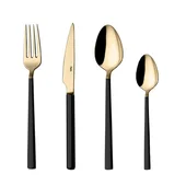 Комплект прибори 24 части злато и черно Cubuk HIRA - Thumbnail 2