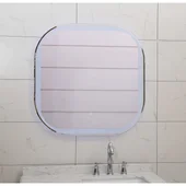 Огледало за баня с LED осветление 80x80 см Карли INTER CERAMIC - Thumbnail 1
