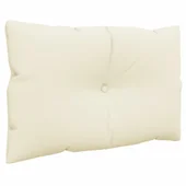 Палетни възглавници, 3 бр, кремави, текстил - Thumbnail 6