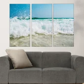 Пяна от вълни - картина пано за стена - Thumbnail 2