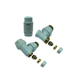 Радиаторен ъглов сет Cayman-5 White THS THERMOSTYLE - Thumbnail 2