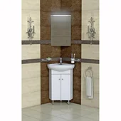 Горен ъглов шкаф с LED осветление - Торино - TRIANO - Thumbnail 1