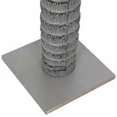 Изкуствено палмово дърво с 6 листа 100 cm зелено - Thumbnail 3