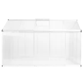 Оранжерия -  3x1.9x1.95 м - алуминий и поликарбонат - 11,19 м³ - Thumbnail 2