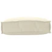 Възглавница за палета за облегалка Кремаво 50x40x12 см Оксфордска тъкан - Thumbnail 2