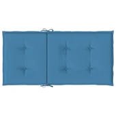 Възглавници за столове 2 бр меланж сини 100x50x4 см плат - VL4002457 - Thumbnail 7