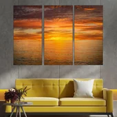 Залез над окeански хоризонт - картина пано за стена - Thumbnail 2