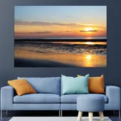 Залез над северно море - картина пано за стена - Thumbnail 1
