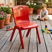 Детски стол червен MEVSIM PLASTIC - Thumbnail 5