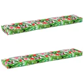 Кушони за палети за пейка 2 бр Тропическа джунгла 200x40x8 см Оксфорд тъкан - VL42001737 - Thumbnail 2