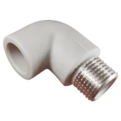 Полипропиленовo коляно с външна резба MZV 90° Ф25 мм x 1/2" HP TREND - Thumbnail 1