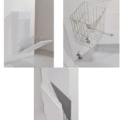 Стенна PVC колона за баня с чекмедже 40х100см INTER CERAMIC (мостра) - Thumbnail 5