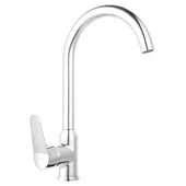 Стоящ смесител за кухня с висок чучур ISSO хром FERRO - Thumbnail 1