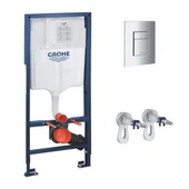 Структура за вграждане 3в1 с бутон и планки за монтаж Rapid SL GROHE - Thumbnail 1