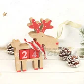 Коледен дървен календар Еленче - Thumbnail 2