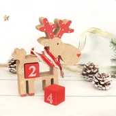 Коледен дървен календар Еленче - Thumbnail 1
