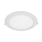 LED панел кръгъл вграден монтаж 24W 6000-6400K - Thumbnail 1