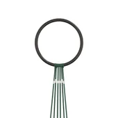 Коледна елха на флагщок, топло бяло, 108 LED, 180 см - Thumbnail 9