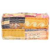 Пуф, 60x70x36 см, пачуърк, текстил - Thumbnail 2