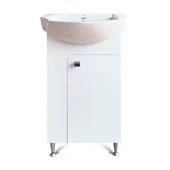 Шкаф за баня 46 см Opal 1 бял FORMA VITA - Thumbnail 1