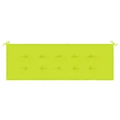 Възглавница за пейка яркозелена 150x50x3 см оксфорд плат - VL314088 - Thumbnail 4