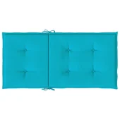 Възглавници за столове  2 бр тюркоаз с ниски облегалки текстил - VL361337 - Thumbnail 6