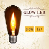LED лампа филамент 0.6 W E27 Glow VIVALUX - Thumbnail 3