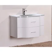 Комплект pvc шкаф за баня с умивалник- 8080w - Thumbnail 1