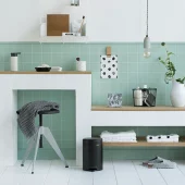 Кошче за баня 3 л NewIcon Matt Black BRABANTIA - Thumbnail 5