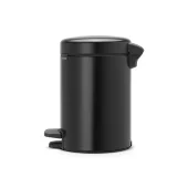 Кошче за баня 3 л NewIcon Matt Black BRABANTIA - Thumbnail 2