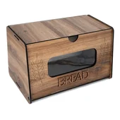 Кутия за хляб с дървесен дизайн 34x30x21 см - Thumbnail 2