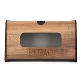 Кутия за хляб с дървесен дизайн 34x30x21 см - Thumbnail 3