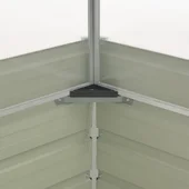 Мини парник, 100x100x85 см, кафяв с повдигащ покрив - Thumbnail 5