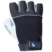 Ръкавици без пръсти от агнешка кожа и плат BIKE - Thumbnail 1