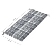 2-местна градинска пейка с възглавница, 120 cм, евкалипт масив - VL3060983 - Thumbnail 10