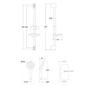 Душ комплект 3в1 Ypsilon Plus RAMON SOLER - Thumbnail 4