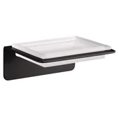 Сапунерка за баня Елинор Черен мат INTER CERAMIC - Thumbnail 1