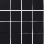 Възглавница за пейка черно каре 120x50x4 см оксфорд плат - VL361136 - Thumbnail 6