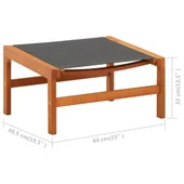 Градински стол - табуретка с подложка за крака - Thumbnail 11