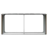 Навес за дърва, поцинкована стомана, 330x92x153 см, кафяв - Thumbnail 3