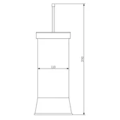 Четка за тоалетна  234 Гардения - Thumbnail 2