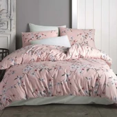 Спален комплект 4 части Флорални мотиви в розово MAJOLI - Thumbnail 1