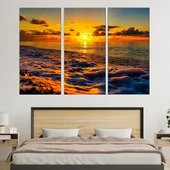 Залез над открито море - картина пано за стена - Thumbnail 2