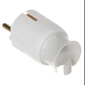 Бял щепсел 2Р+Е 16А с кабел на 90° и въртене на кабела на 360° Legrand - Thumbnail 1