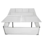 Парник за разсад с 4 капака, 108x41x110 см - Thumbnail 3