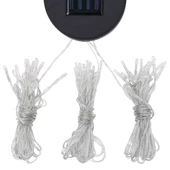 Шатра с двоен покрив и LED светещи стрингове, 3x4 м, таупе - Thumbnail 9