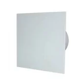 Вентилатор за баня ММ-P  ф100, с клапа, стъкло, прав - бял мат - Thumbnail 1