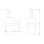 Дозатор за течен сапун 227 Гардения - Thumbnail 2