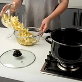 Емайлирана касерола с метална кошница за пържени картофи 24 см NAVA - Thumbnail 5