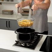 Емайлирана касерола с метална кошница за пържени картофи 24 см NAVA - Thumbnail 9